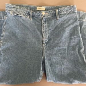 Madewell Emmett Wide Leg Crop Jeans